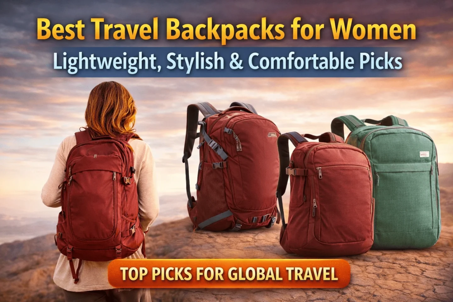 Best Travel Backpacks for Women: Lightweight, Stylish & Comfortable Picks