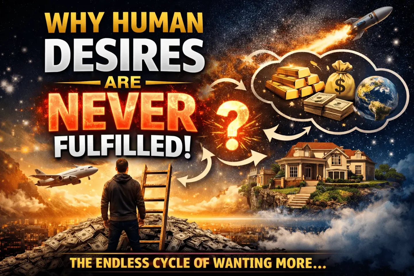 Why Human Desires Are Never Fulfilled