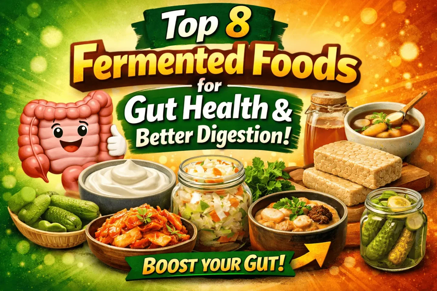 Top 8 Fermented Foods for Gut Health and Better Digestion