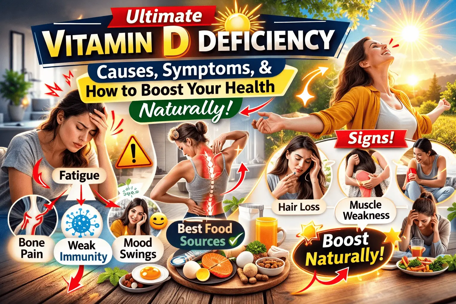 Vitamin D Deficiency: 7 Critical Signs to Never Ignore