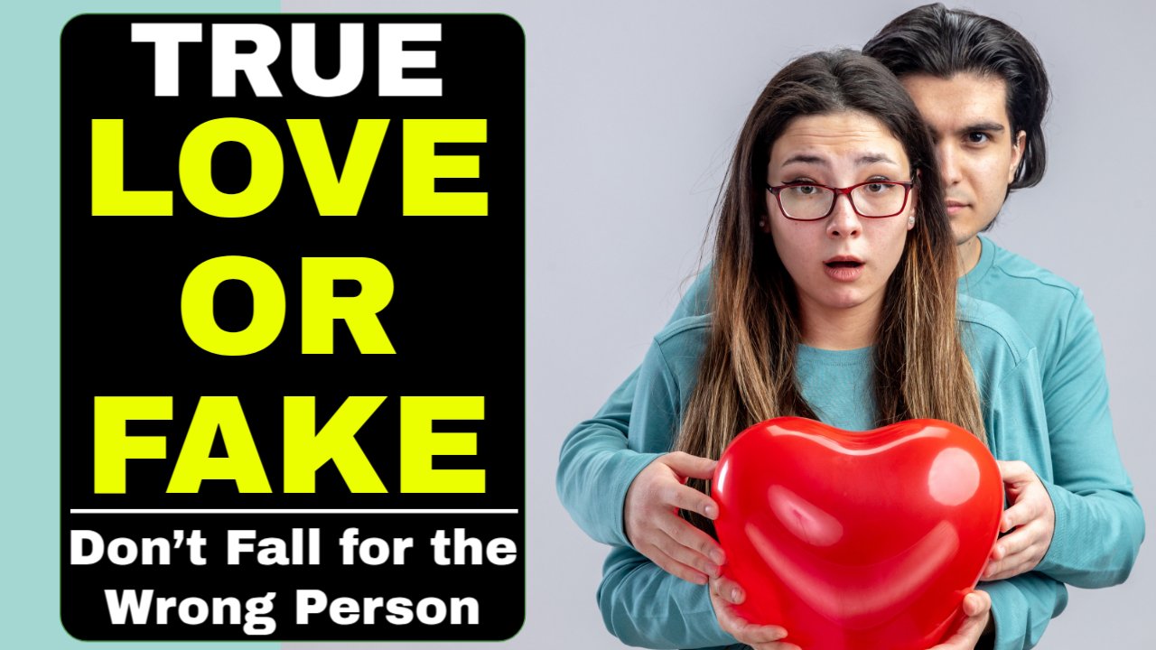 Concept of true love versus fake love in relationships