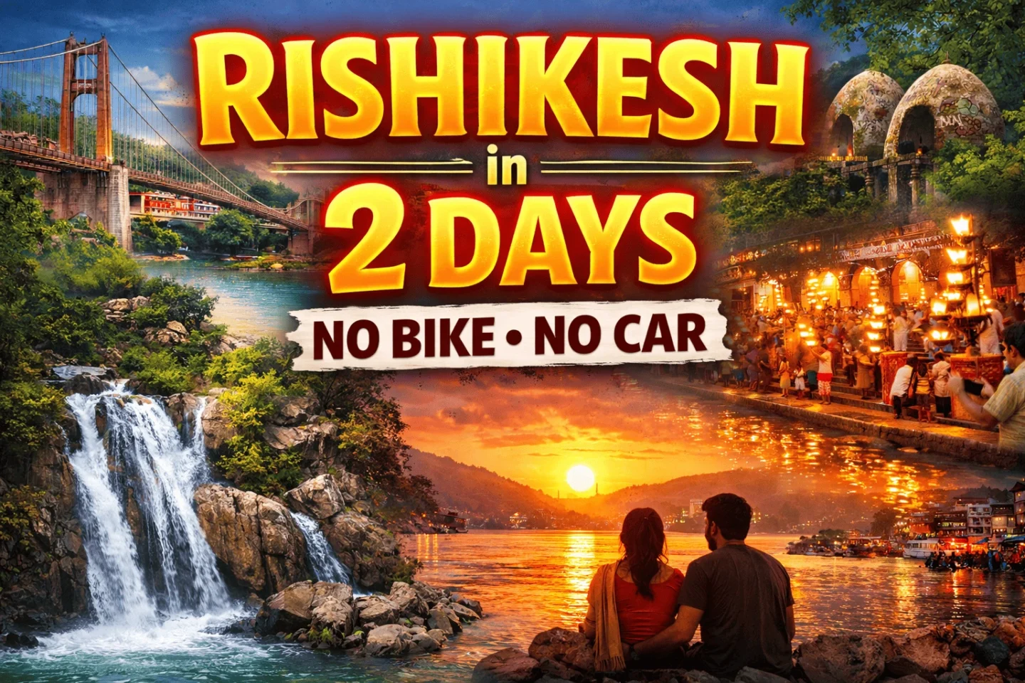Rishikesh Itinerary for 2 Days Without Bike or Car (Budget Walking Guide)