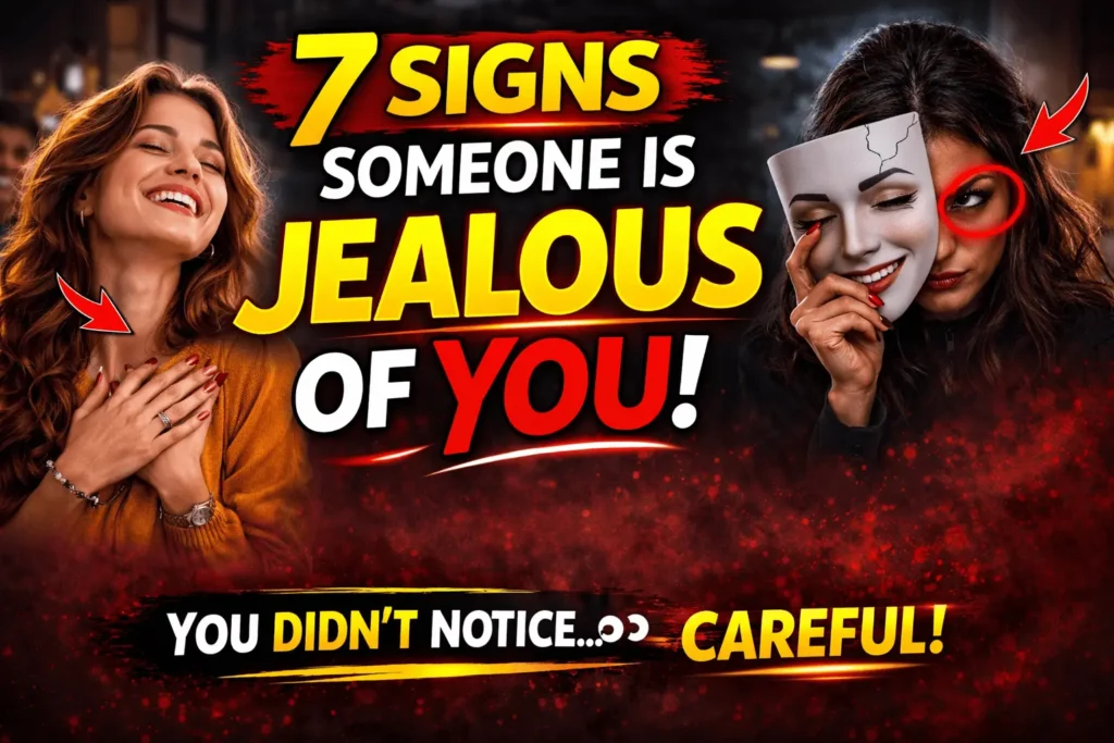 Signs someone is secretly jealous of you